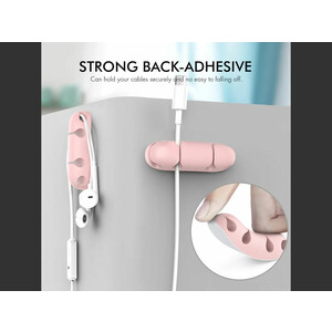 نگهدارنده کابل آها استایل دارای 4 اسلات Ahastyle WG10-4 Silicone Organizer Charger Cable