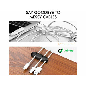 نگهدارنده کابل آها استایل دارای 4 اسلات Ahastyle WG10-4 Silicone Organizer Charger Cable