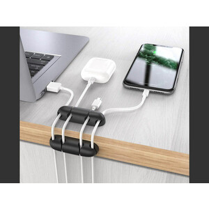 نگهدارنده کابل آها استایل دارای 4 اسلات Ahastyle WG10-4 Silicone Organizer Charger Cable