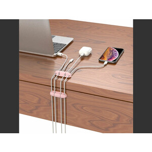 نگهدارنده کابل آها استایل دارای 4 اسلات Ahastyle WG10-4 Silicone Organizer Charger Cable
