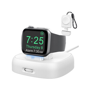 پایه شارژ بی سیم اپل واچ آها استایل Ahastyle PT143 for Apple Watch 2 in 1 Magnetic Wireless Charger