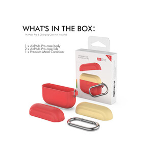 خرید کاور سیلیکونی ایرپاد پرو آها استایل Ahastyle PT-P4 Silicone Case For AirPods Pro