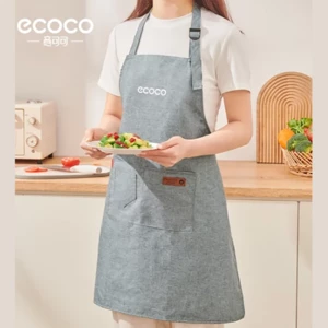 پیش بند آشپزخانه اکوکو ECOCO مدل E25104 ضد آب و ضد چربی با جیب
