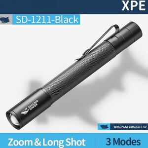 چراغ قوه جیبی قلمی ضدآب اسمایلینگ‌شارک sd-1211