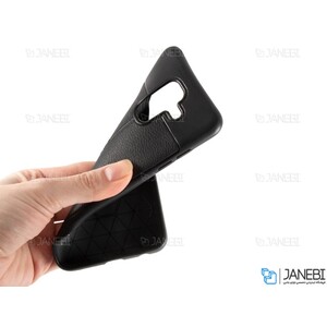 قاب ژله ای طرح چرم سامسونگ Auto Focus Case Samsung A6 Plus 2018