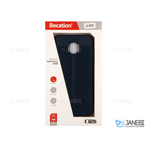 قاب ژله ای طرح چرم سامسونگ Becation Auto Focus Case Samsung Galaxy J3 2018