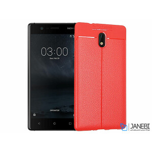 قاب ژله ای طرح چرم نوکیا Auto Focus Jelly Case Nokia 3