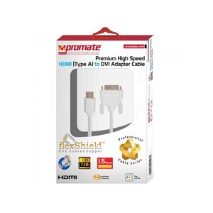 کابل اچ دی ام آی به دی وی آی پرومیت Promate LinkMate-H4 HDMI to DVI Cable 1.5m