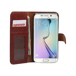 کیف چرم پرومیت سامسونگ Promate Wallex-S6E Cover Samsung S6 Edge