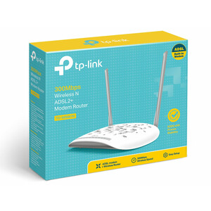 روتر و مودم وایرلس + ADSL2  تی پی لینک TP-Link TD-W8961N-V1 N300 Adsl2 Plus