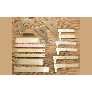 خط کش برنجی 18 سانتی متری 18cm brass ruler creative