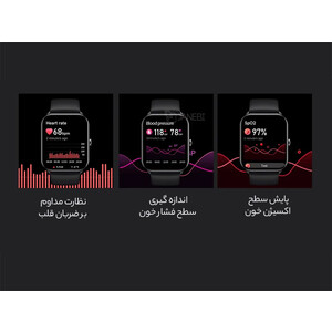 خرید ساعت هوشمند کیو سی وای شیائومیXiaomi QCY Watch GTC Bluetooth Smart Watch WA22GTCA
