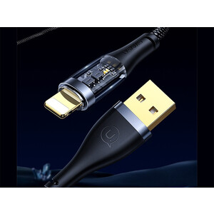 خرید کابل فست شارژ یو اس بی به لایتنینگ یوسامز USAMS US-SJ571 USB to Lightning Fast Charging Data Cable 1.2m