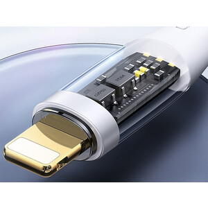 فروش کابل فست شارژ یو اس بی به لایتنینگ یوسامز USAMS US-SJ571 USB to Lightning Fast Charging Data Cable 1.2m