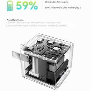 شارژر دیواری فست تایپ سی اصلی 25 وات هواوی Huawei Superfast 25W Type C mini charger