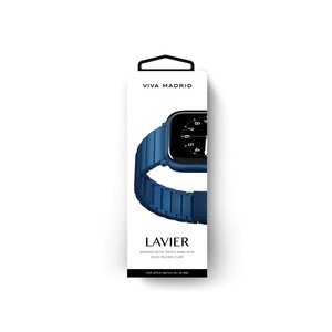 بند فلزی اپل واچ 42/44/45 میلی متر ویوا مادرید Viva Madrid Apple Watch 42/44/45mm Lavier Metal Strap