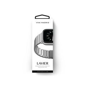 بند فلزی اپل واچ 42/44/45 میلی متر ویوا مادرید Viva Madrid Apple Watch 42/44/45mm Lavier Metal Strap