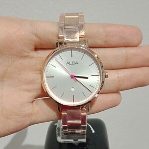 ساعت مچی عقربه ای زنانه آلبا اصل ژاپن مدل AH7T22X1