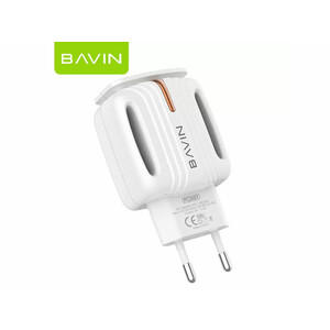شارژر دیواری فست شارژ میکرو باوین BAVIN 2.4A Dual Micro Adapter Charger PC265Y