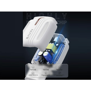 شارژر دیواری فست شارژ میکرو باوین BAVIN 2.4A Dual Micro Adapter Charger PC265Y
