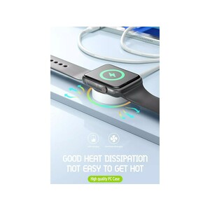 کابل شارژر 3 سر آیفون و اپل واچ باوین Bavin CB234 Qi Magnetic Wireless Fast Portable Mobile iWatch Charger 3 in 1 Charger