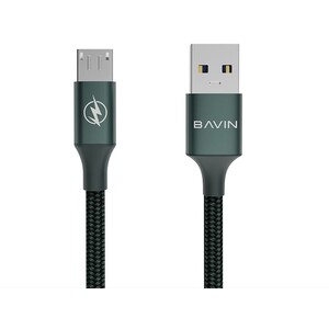 کابل شارژ سریع میکرو یک متری باوین Bavin Usb cable Micro 1 M 2.4A CB201
