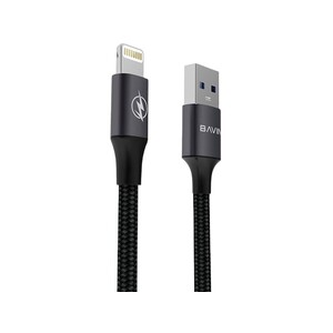 کابل شارژ سریع لایتنینگ نیم متری باوین Bavin Usb cable Iphone 2.4A CB201