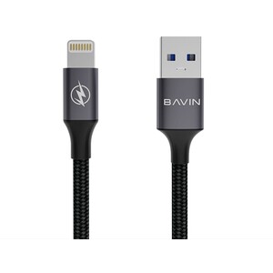 کابل شارژ سریع لایتنینگ  یک متری باوین Bavin Usb cable Iphone 2.4A CB201