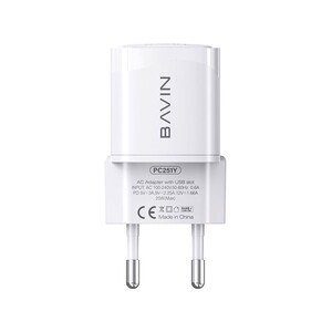 خرید شارژر دیواری فست شارژ باوین BAVIN 20W PD Wall Travel Mobile Phone Adapter Fast Charger PC251Y