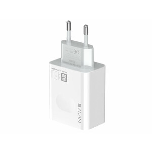 شارژر دیواری فست شارژ با کابل تایپ ‎سی باوین BAVIN Intelligent 45W PD Fast QC3.0 Wall Charger Adapter USB-C PC800Y