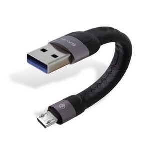کابل شارژ میکرو یو اس بی کوتاه باوین Bavin CB-192M Micro USB Cable 12CM