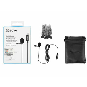 میکروفون یقه ای سیمی تایپ سی بویا BOYA BY-M3-OA Microphone