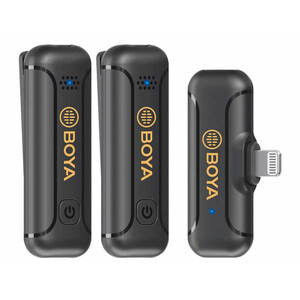 خرید میکروفون بی سیم لایتنینگ بویا BOYA BY-WM3T2-D2 Mini 2.4GHz Wireless Microphone