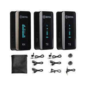 میکروفون بی سیم یقه ای بویا Boya BY-XM6-S2 wireless collar microphone