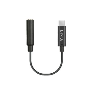 کابل تبدیل بویا Boya BY-K6 3.5mm TRS Female to Type-C Male Audio Adapter for DJI OSMO Pocket