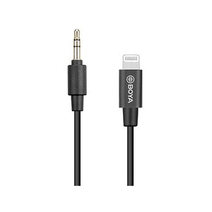 کابل تبدیل بویا BOYA BY-K1 3.5mm TRS Male to Lightning Adapter Cable