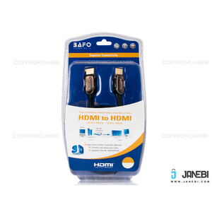 کابل اچ دی ام آی بافو BAFO HDMI Round Cable with Metal Shell+Mesh 2m