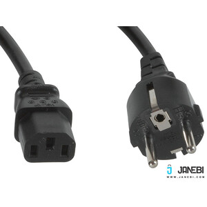 کابل برق بافو BAFO PC Power Cords Europe Type CEE7 to IEC C13 Female 3m
