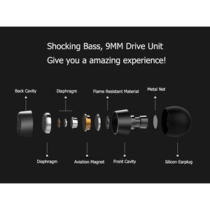 هندرفری باسیم جی بی ال JBL T120A In-ear bass earphones