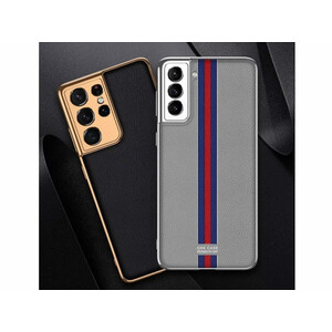 قاب محافظ طرح چرم سامسونگ GKK Leather Case Samsung S21 Plus