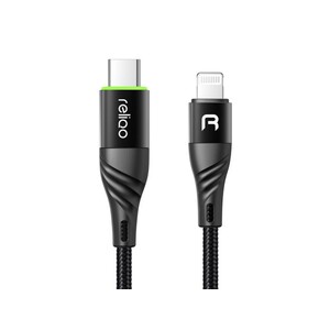 کابل شارژ سریع و انتقال داده تایپ سی به لایتنینگ رلیکو Reliqo RCA-650 Lightning to Type-C 1.2M