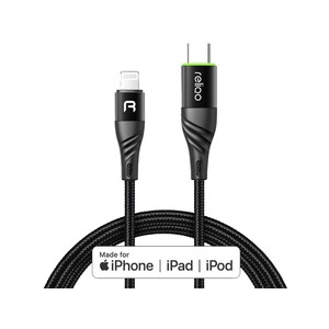 کابل شارژ سریع و انتقال داده تایپ سی به لایتنینگ رلیکو RELIQO Lightning to Type-C 1.2M RCA-650