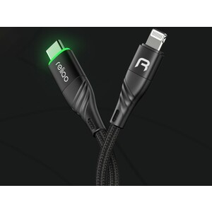 کابل شارژ سریع و انتقال داده تایپ سی به لایتنینگ رلیکو Reliqo RCA-650 Lightning to Type-C 1.2M