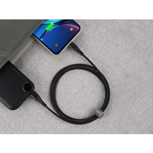 کابل شارژ و انتقال دیتا تایپ سی به لایتنینگ 1.2 متری رلیکو Reliqo MFI Type-c to Lightning PD Cable 1.2M RCA-625 دارای برچسب ولکرو