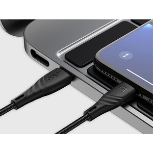 کابل شارژ و انتقال دیتا تایپ سی به لایتنینگ 1.2 متری رلیکو Reliqo MFI Type-c to Lightning PD Cable 1.2M RCA-625 دارای قابلیت انتقال دیتا