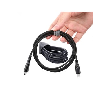 کابل شارژ و انتقال دیتا تایپ سی به لایتنینگ 1.2 متری رلیکو Reliqo MFI Type-c to Lightning PD Cable 1.2M RCA-625 دارای برچسب نظم دهی