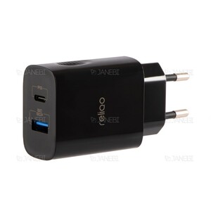 شارژر دیواری 2 پورت سریع رلیکو Reliqo RCH-02 18w PD Quick Charger