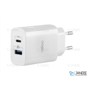 شارژر دیواری 18 وات 2 پورت فست رلیکو Reliqo 18w PD Quick Charger RCH-02