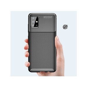 قاب ژله ای فیبر کربن سامسونگ Becation Carbon Fiber Case Samsung A51