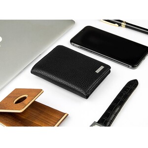 پاور بانک و کیف چرمی Zhuse 4000mAh Power Bank and Card Holder 2in1 -Zhuse ZS-PB-013